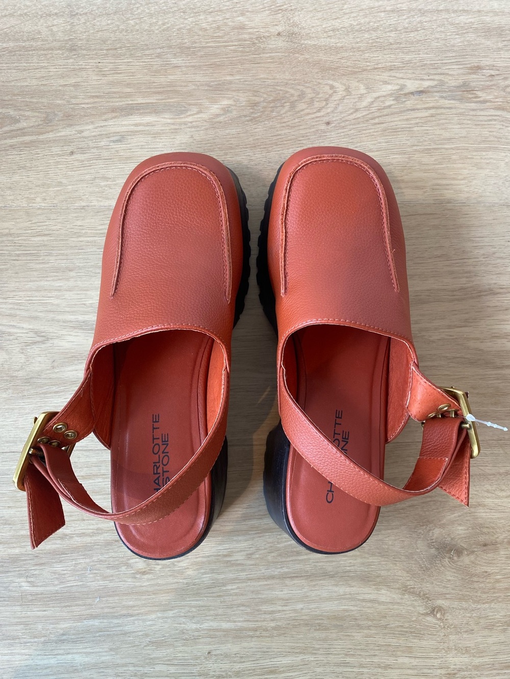 Charlotte Stone “Carlos” sienna slingback clog - Picture 2 of 7
